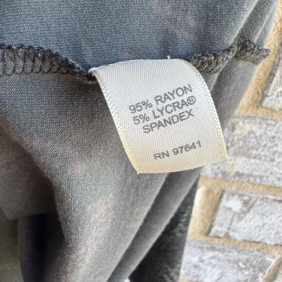 J. Jill Stretch Geometric Print 3/4 Sleeve Blouse Women's Size 2X - Picture 4 of 8